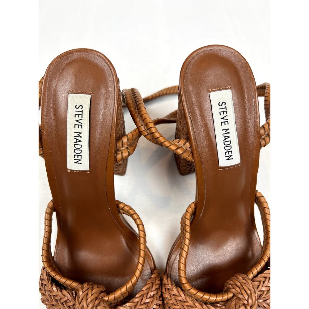 Steve Madden Braided Block Heel Sandals – Size 9M - Picture 10 of 13